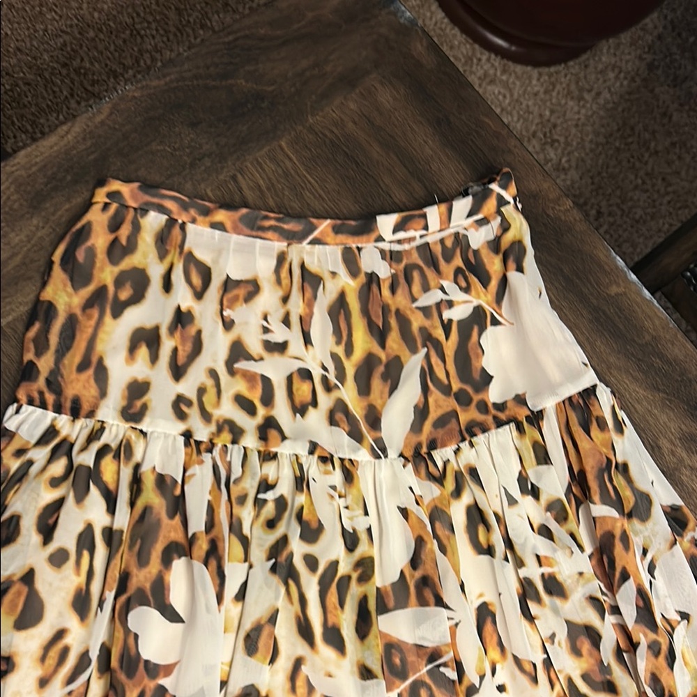 Boston Proper lined Jungle Maxi Skirt - Picture 12 of 14